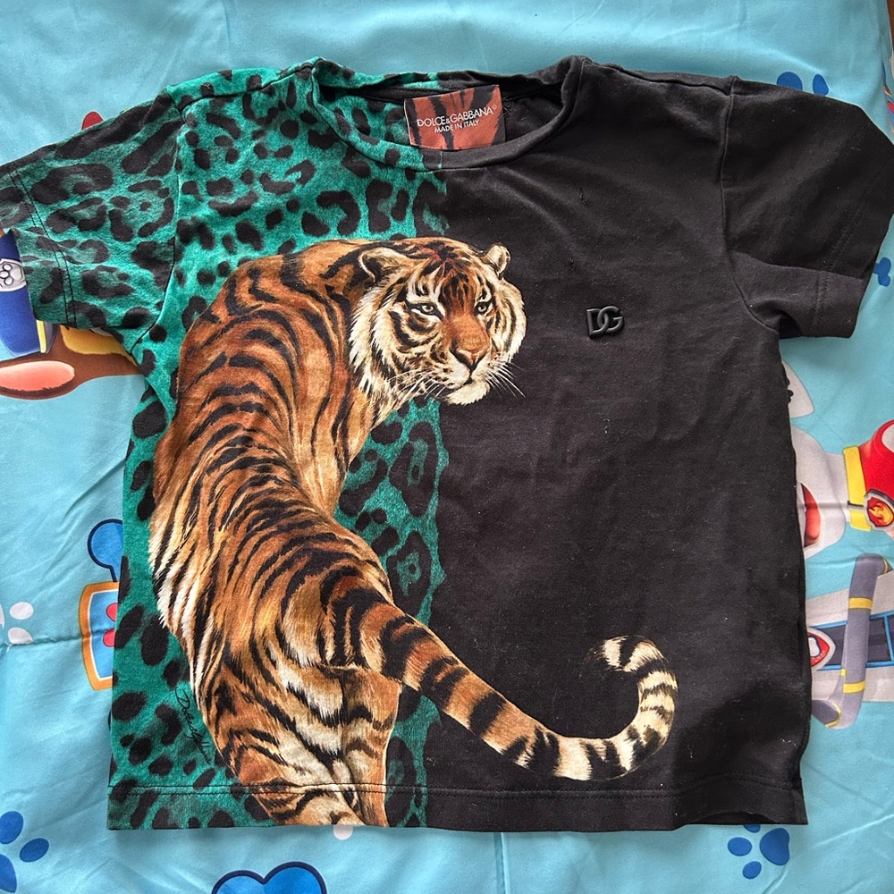 Dolce & Gabbana tiger print shirt
